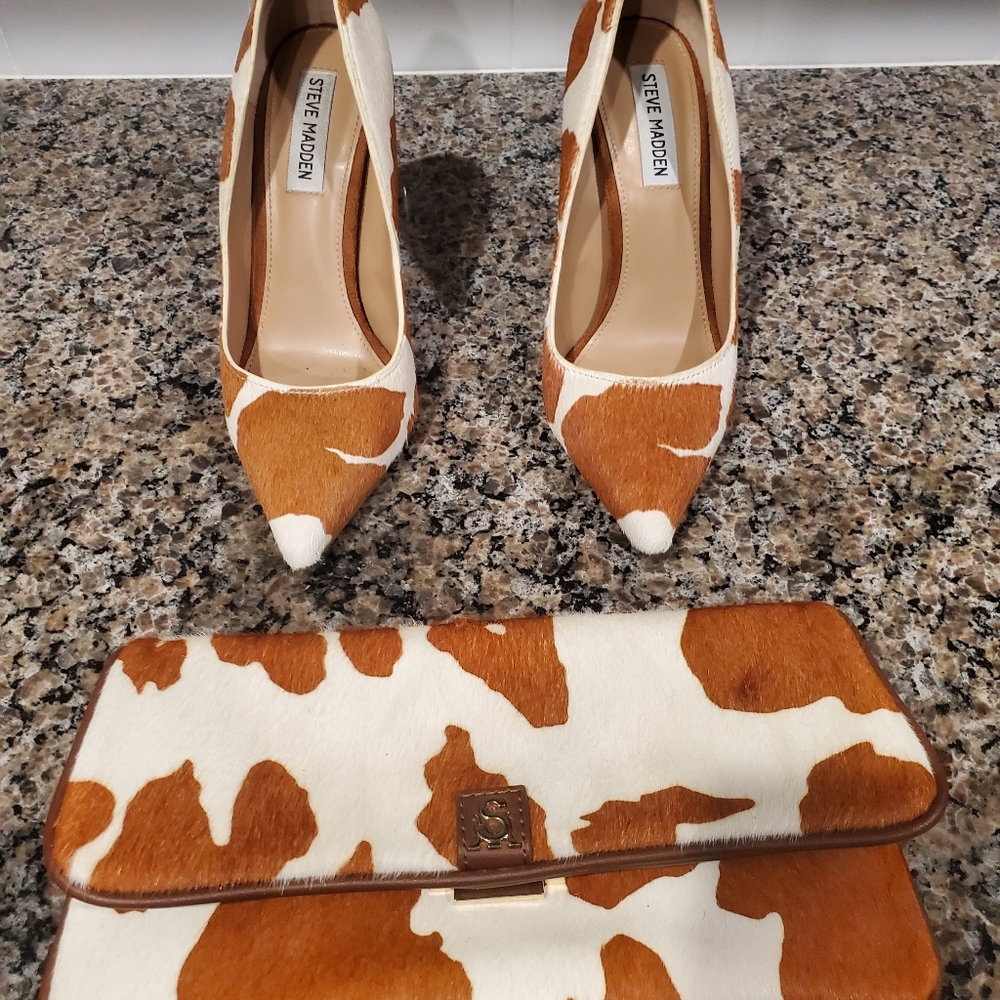 Steven Madden Pumps and Clutch(SET)